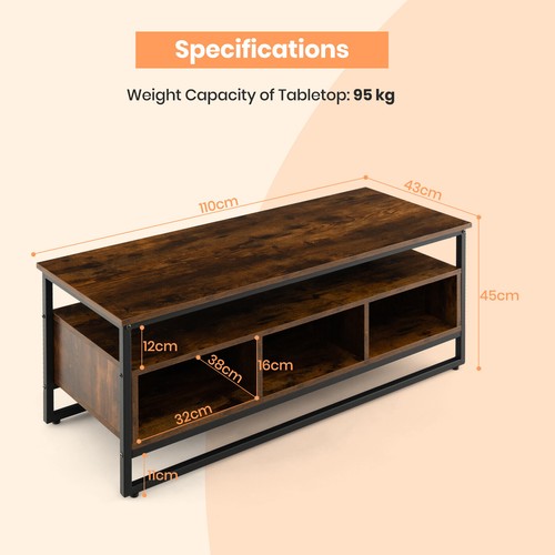 Metal frame wooden top - metal,