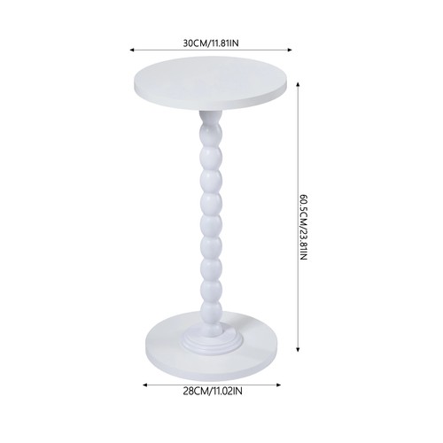 Wooden round coffee table tea - coffee,