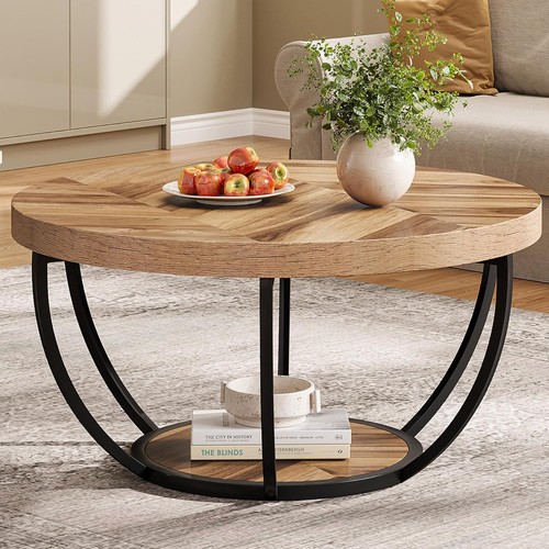 Tier round coffee table - round,