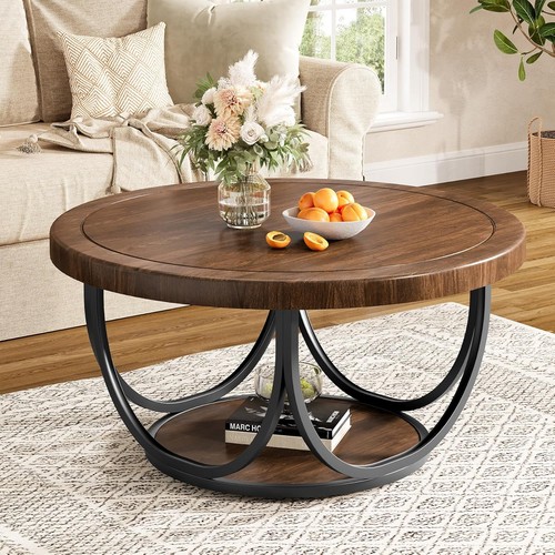 Tier round coffee table - round,