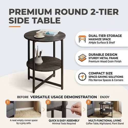 Tier small round coffee - tier,