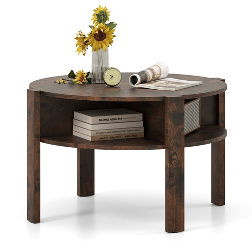 Tier round coffee table - table, 74cm