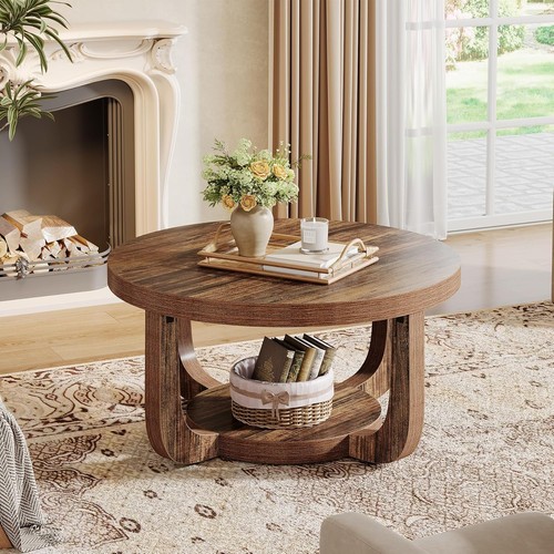 Modern round coffee table - modern,