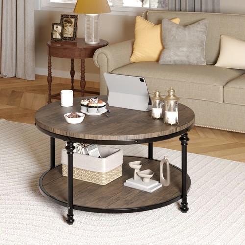 Tier round coffee table - round,