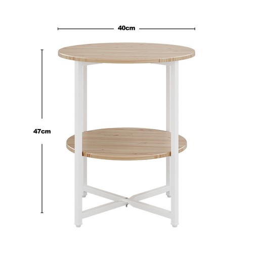 Tier round small coffee - ﻿2‑tier,