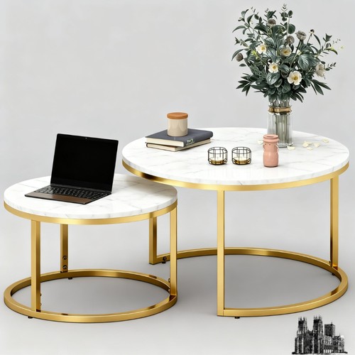 50cm round nesting - round, coffee