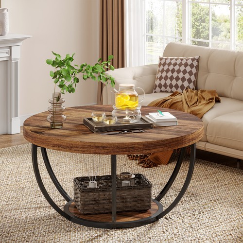 Tier round coffee table - round,
