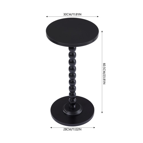 Wooden round coffee table - round,
