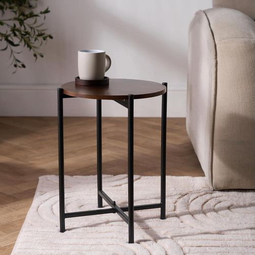 Small coffee table - coffee, dark