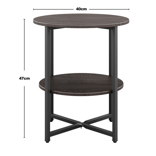 Tier round small coffee - ﻿2‑tier,